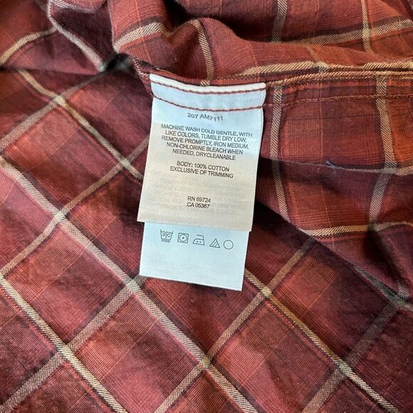 Columbia mens Button Down Long Sleeve Plaid Shirt Size XL - Picture 2 of 7